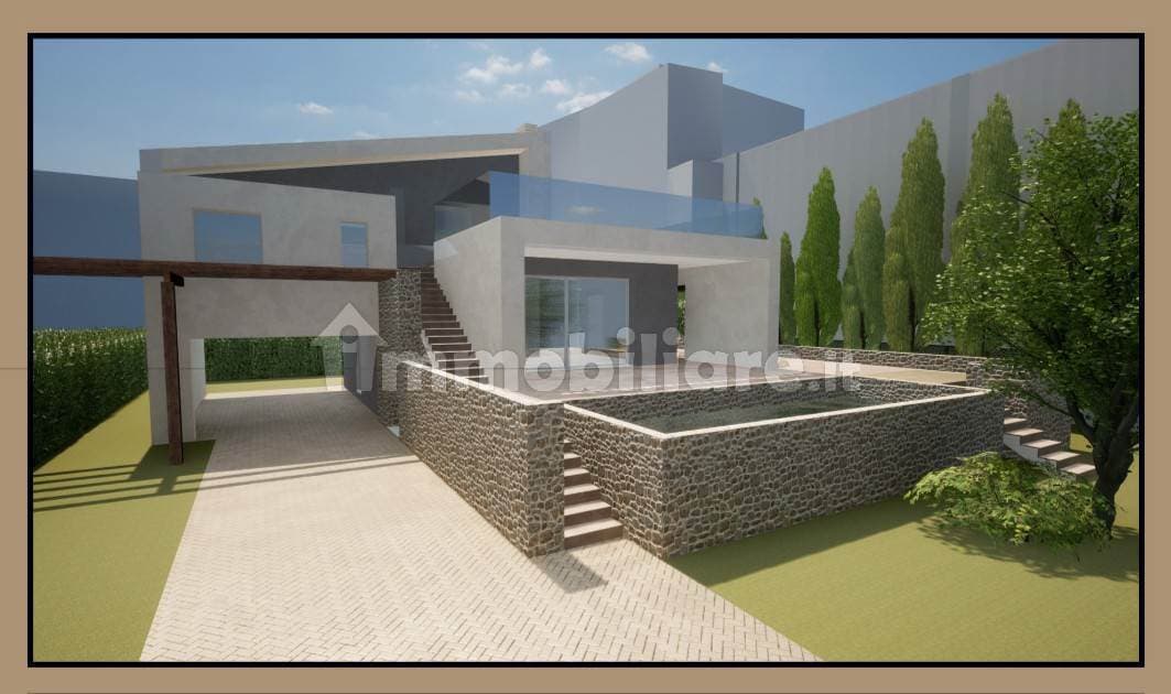 Villa moderna con giardino 2